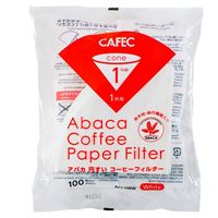 Cafec Abaca papírové filtry vel. 01 100 ks