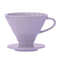 Hario keramický dripper V60-02 fialový + 40 filtrů